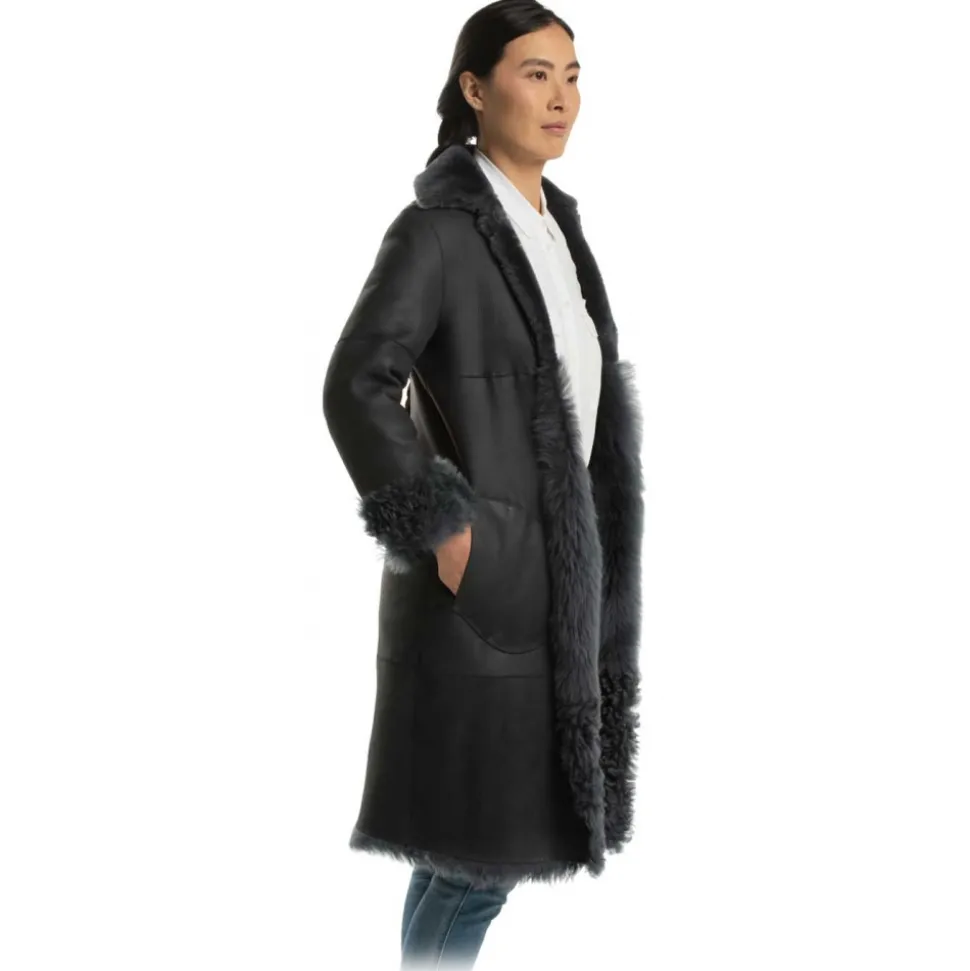 Noblesse Oblige - Monte-Carlo - Layka - Navy - Coat - Jacket - Luxury Exclusive Collection - Avvenice