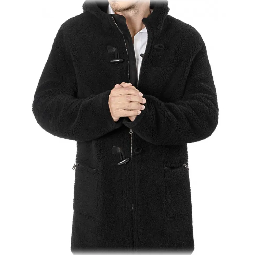 Noblesse Oblige - Monte-Carlo - Kagia - Black - Coat - Jacket - Luxury Exclusive Collection - Avvenice
