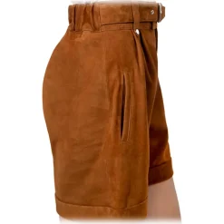 Noblesse Oblige - Monte-Carlo - Rosie - Camel - Shorts - Luxury Exclusive Collection - Avvenice