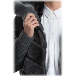 Noblesse Oblige - Monte-Carlo - Q27 - Anthracite - Coat - Jacket - Luxury Exclusive Collection - Avvenice