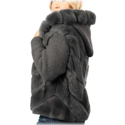 Noblesse Oblige - Monte-Carlo - Q27 - Anthracite - Coat - Jacket - Luxury Exclusive Collection - Avvenice