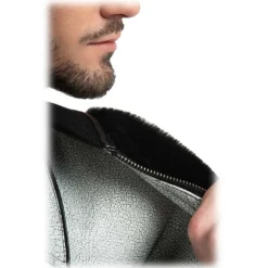 Noblesse Oblige - Monte-Carlo - Melza - White - Coat - Jacket - Luxury Exclusive Collection - Avvenice