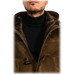 Noblesse Oblige - Monte-Carlo - Hartert - Khaki - Coat - Jacket - Luxury Exclusive Collection - Avvenice