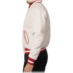 Noblesse Oblige - Monte-Carlo - MCW - Red White - Coat - Jacket - Luxury Exclusive Collection - Avvenice