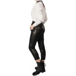 Noblesse Oblige - Monte-Carlo - Izpan - Black - Pants - Luxury Exclusive Collection - Avvenice