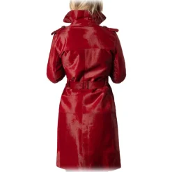 Noblesse Oblige - Monte-Carlo - Rodisia - Trench - Rouge - Trench - Coat - Jacket - Luxury Exclusive Collection - Avvenice