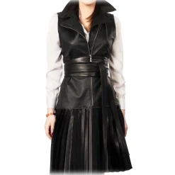 Noblesse Oblige - Monte-Carlo - Charlène - Black - Dress - Coat - Jacket - Luxury Exclusive Collection - Avvenice