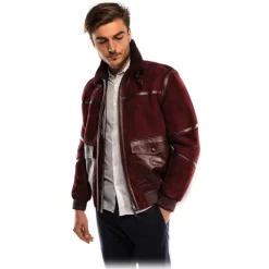 Noblesse Oblige - Monte-Carlo - Hoker - Burgundy - Coat - Jacket - Luxury Exclusive Collection - Avvenice