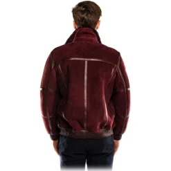 Noblesse Oblige - Monte-Carlo - Hoker - Burgundy - Coat - Jacket - Luxury Exclusive Collection - Avvenice