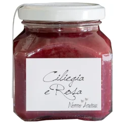 Nonno Andrea - Cherries and Rose Sweet Compote - Sweet Compotes Organic - Avvenice