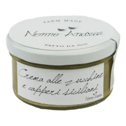 Nonno Andrea - Courgettes and Sicilian Capers Cream - Creams Organic - Avvenice