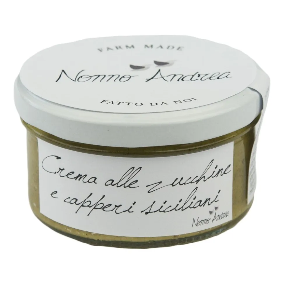 Nonno Andrea - Courgettes and Sicilian Capers Cream - Creams Organic - Avvenice