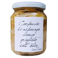 Nonno Andrea - Grilled Marinated White Asparagus Carpaccio - Marinated Vegetables Organic - Avvenice