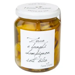 Nonno Andrea - Marinated Pumpkin and Champignon Mushrooms - Marinated Vegetables Organic - Avvenice