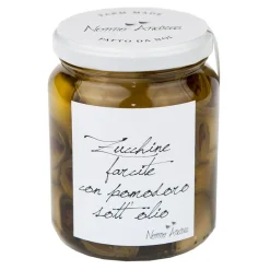 Nonno Andrea - Marinated Zucchini with Tomato Stuffing - Marinated Vegetables Organic - Avvenice