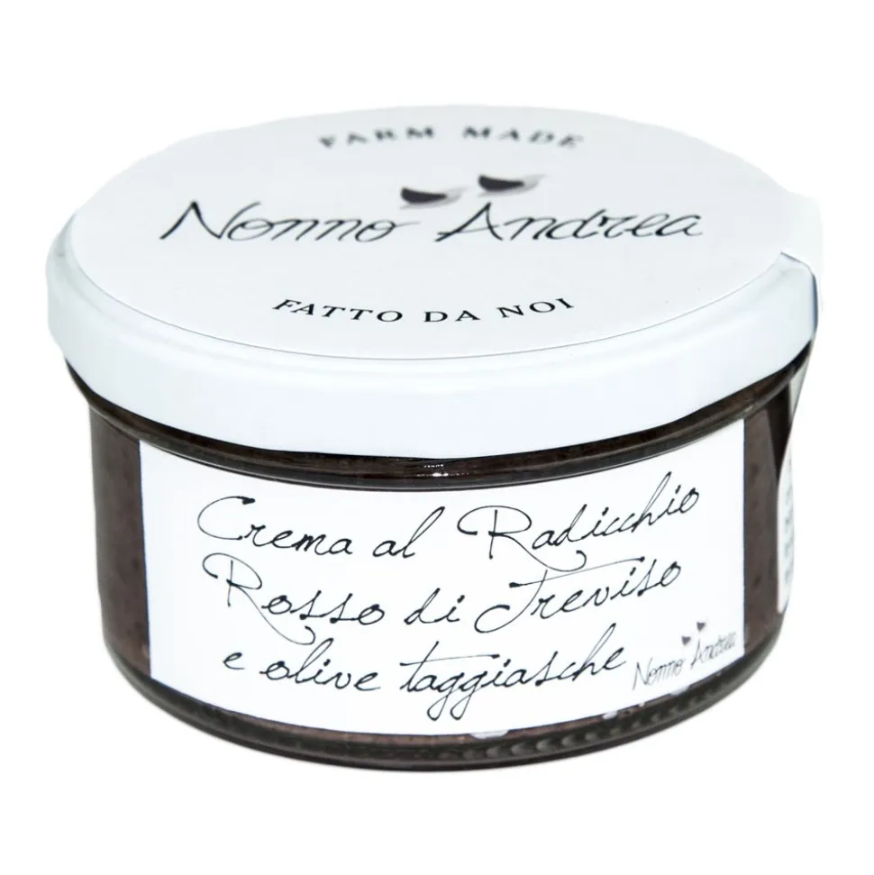 Nonno Andrea - Radicchio Rosso of Treviso I.G.P. Cream with Taggiasca Olives - Creams Organic - Avvenice