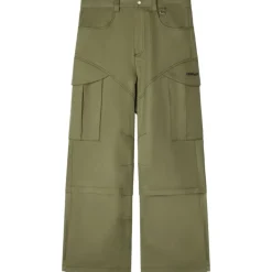 Off-White - Army Green Straight Cargo Pants - Exclusive Luxury Collection - Avvenice