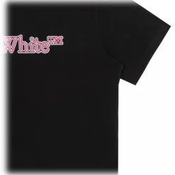 Off-White - Black and Pink T-Shirt - Exclusive Luxury Collection - Avvenice