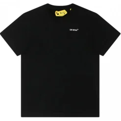 Off-White - Black and White Logo Print T-Shirt - Exclusive Luxury Collection - Avvenice