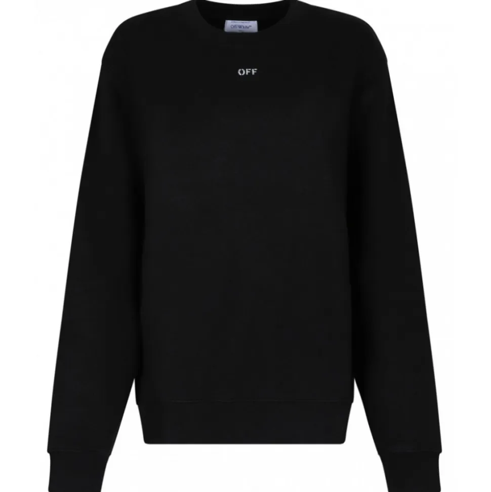Off-White - Black Arrows Embroidered Sweatshirt - Exclusive Luxury Collection - Avvenice