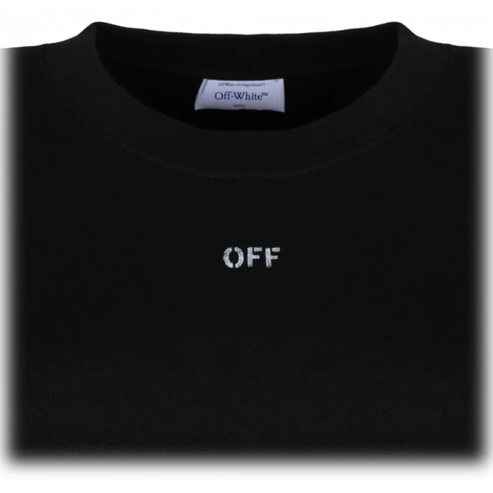 Off-White - Black Arrows Embroidered Sweatshirt - Exclusive Luxury Collection - Avvenice