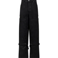 Off-White - Black Carpenter Jeans - Exclusive Luxury Collection - Avvenice
