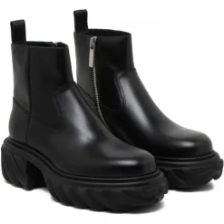 Off-White - Black Exploration Motor Boots - Exclusive Luxury Collection - Avvenice