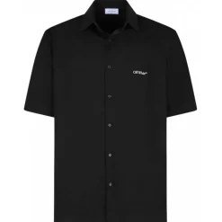 Off-White - Black Gothic Arrow Shirt - Exclusive Luxury Collection - Avvenice