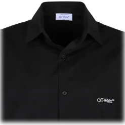 Off-White - Black Gothic Arrow Shirt - Exclusive Luxury Collection - Avvenice