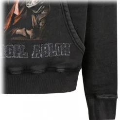 Off-White - Black Graphic Print Hoodie - Exclusive Luxury Collection - Avvenice