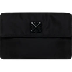 Off-White - Black Jitney 1.4 Shoulder Bag - Exclusive Luxury Collection - Avvenice