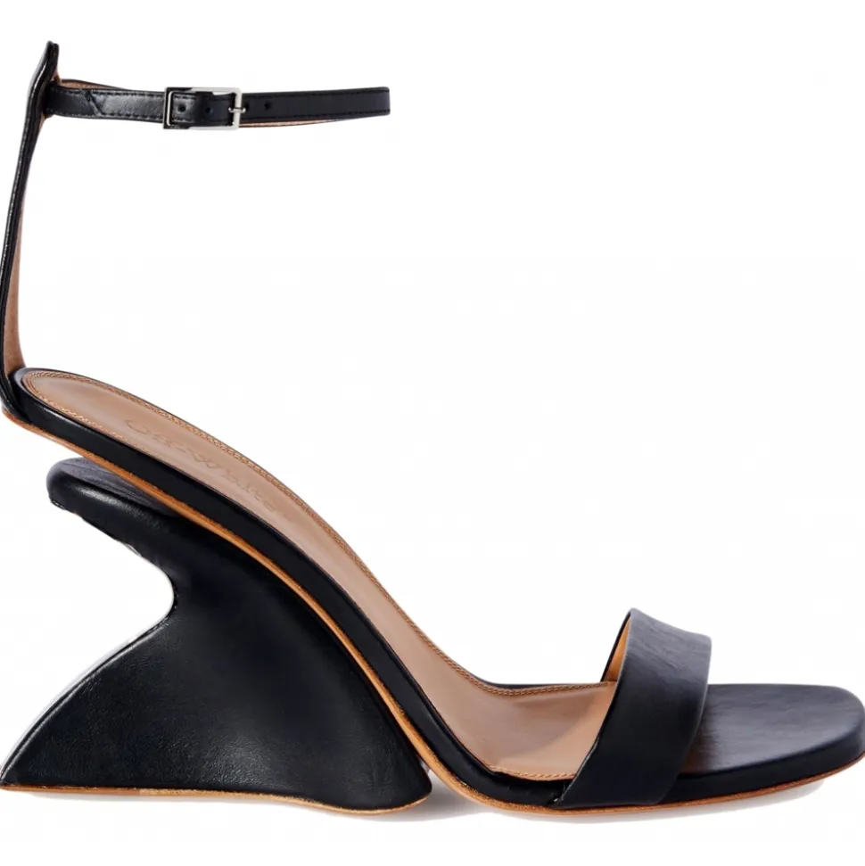 Off-White - Black Jug Wedge Sandal - Exclusive Luxury Collection - Avvenice