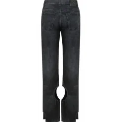 Off-White - Black Meteor Jeans - Exclusive Luxury Collection - Avvenice