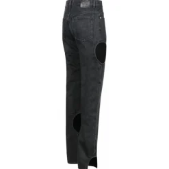 Off-White - Black Meteor Jeans - Exclusive Luxury Collection - Avvenice