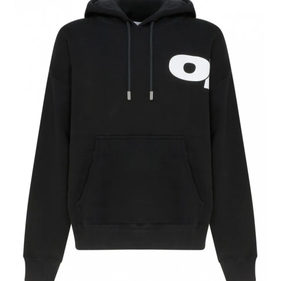 Off-White - Black Shared Logo Hoodie - Exclusive Luxury Collection - Avvenice