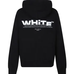 Off-White - Black Shared Logo Hoodie - Exclusive Luxury Collection - Avvenice