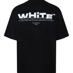 Off-White - Black Shared Logo T-Shirt - Exclusive Luxury Collection - Avvenice