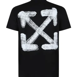 Off-White - Black Spray Arrow T-Shirt - Exclusive Luxury Collection - Avvenice