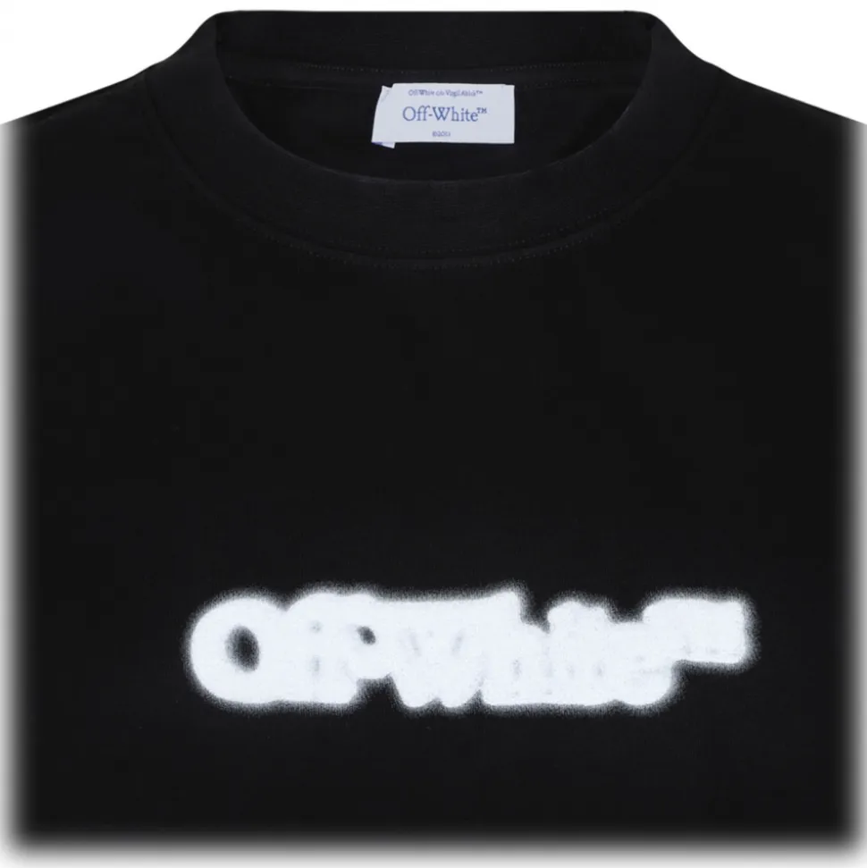 Off-White - Black Spray Arrow T-Shirt - Exclusive Luxury Collection - Avvenice