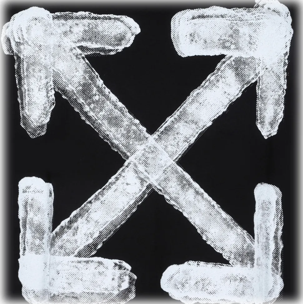 Off-White - Black Spray Arrow T-Shirt - Exclusive Luxury Collection - Avvenice