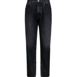 Off-White - Black Straight Jeans - Exclusive Luxury Collection - Avvenice
