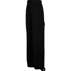 Off-White - Black Wide Leg Trousers - Exclusive Luxury Collection - Avvenice