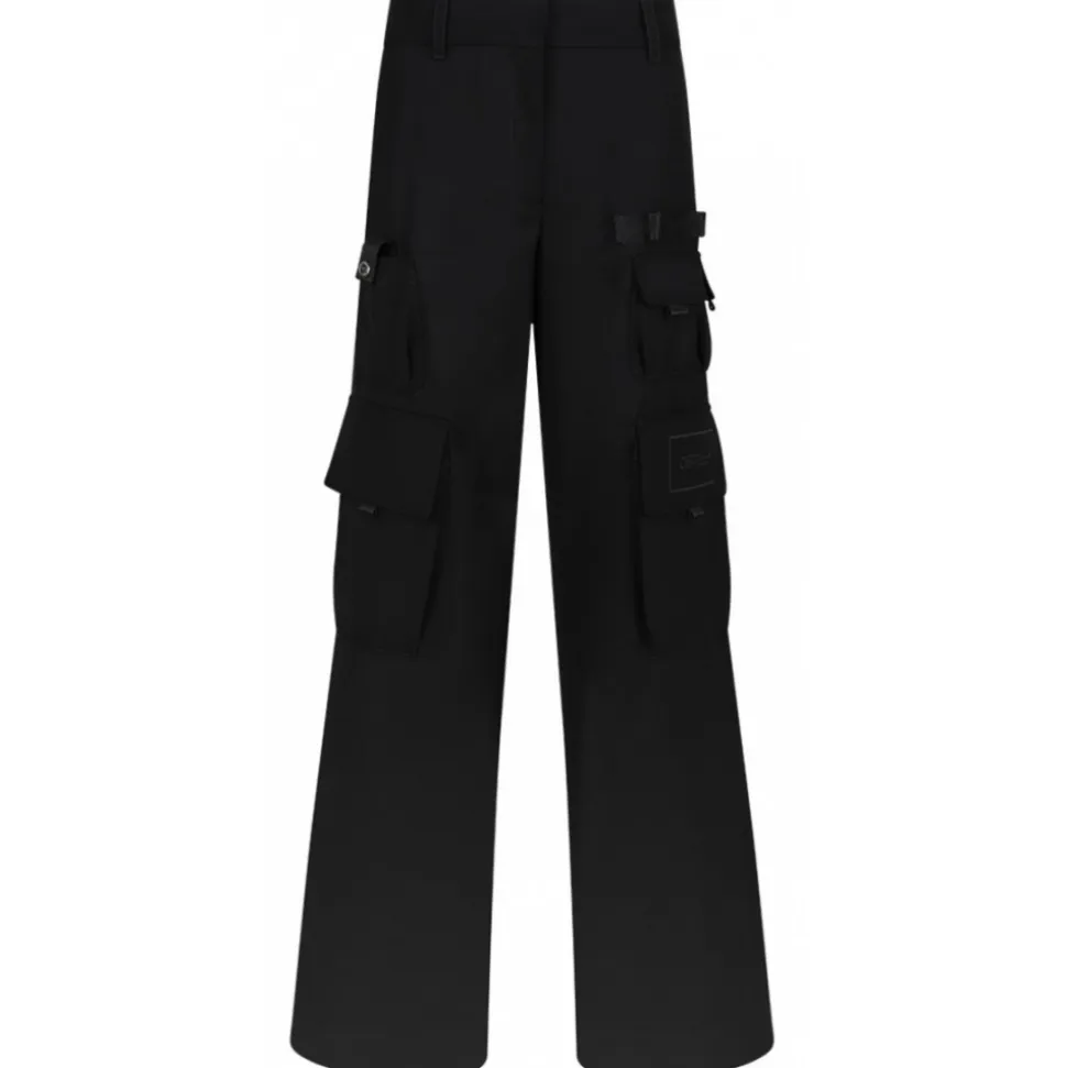 Off-White - Black Wo Gab Toybox Cargo Trousers - Exclusive Luxury Collection - Avvenice