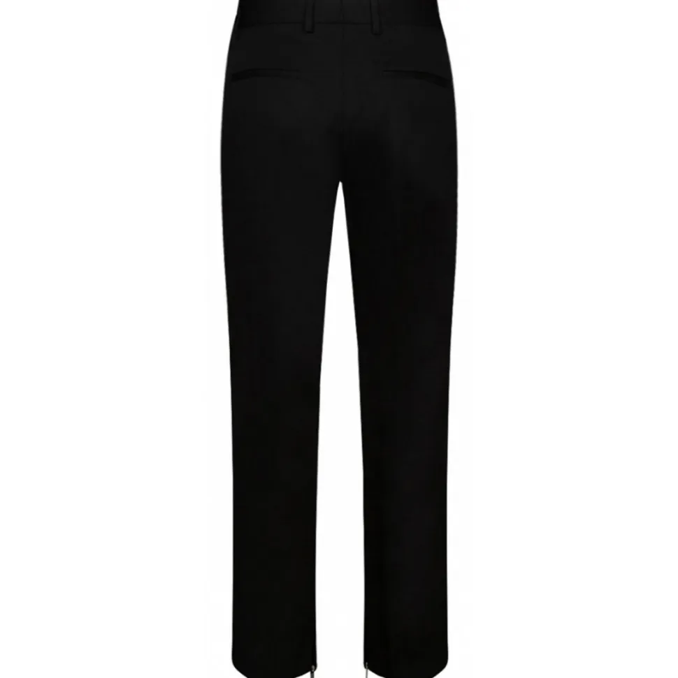 Off-White - Black Wool Trousers - Exclusive Luxury Collection - Avvenice