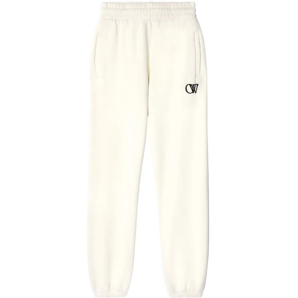 Off-White - Flock Ow Cuff Sweatpant - Exclusive Luxury Collection - Avvenice