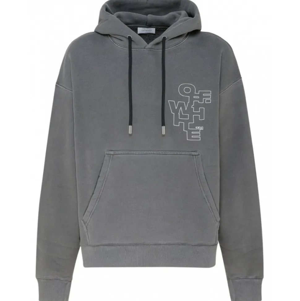 Off-White - Grey Arrows Hoodie - Exclusive Luxury Collection - Avvenice