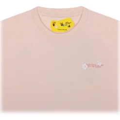 Off-White - Kids Pink T-Shirt - Exclusive Luxury Collection - Avvenice