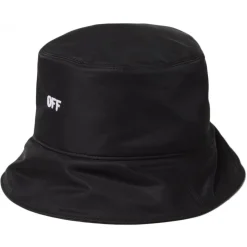 Off-White - Logo Embroidered Bucket Hat - Exclusive Luxury Collection - Avvenice