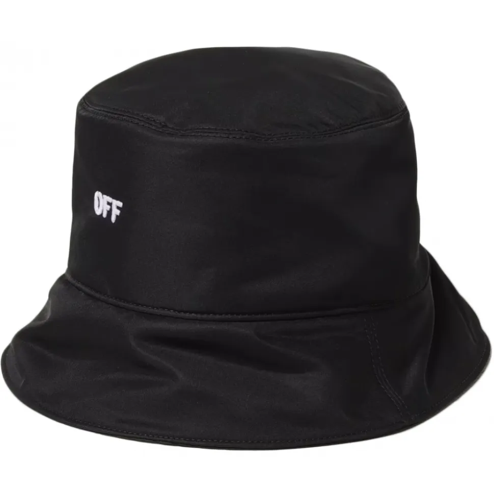 Off-White - Logo Embroidered Bucket Hat - Exclusive Luxury Collection - Avvenice