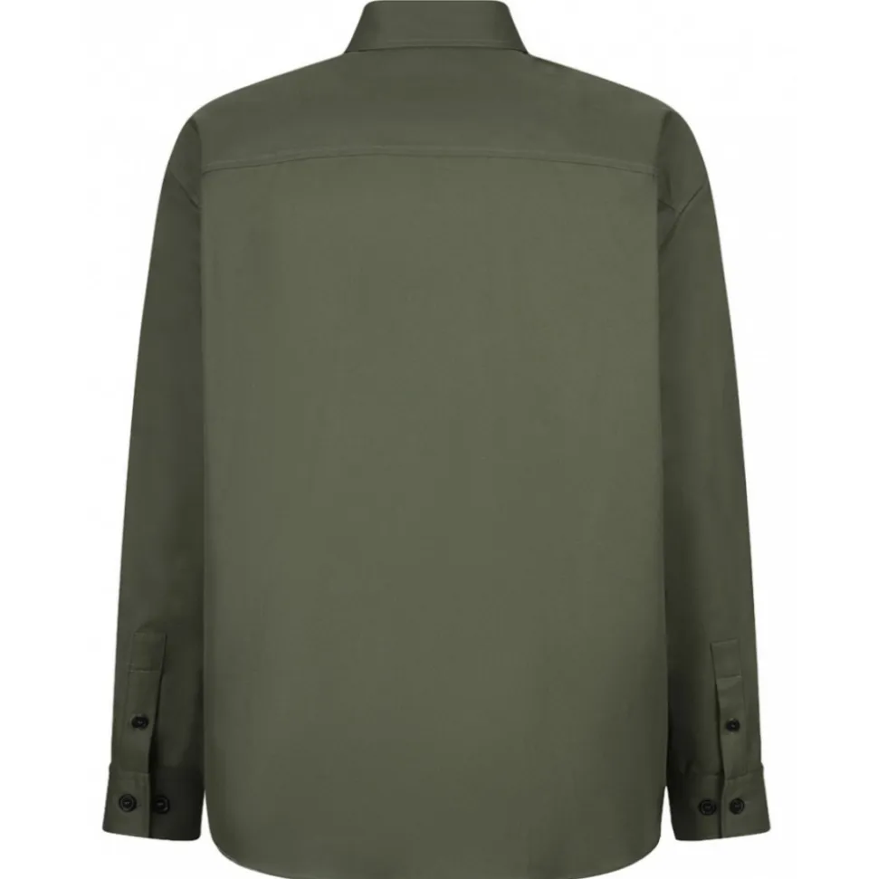 Off-White - Military Green Shirt Jacket - Exclusive Luxury Collection - Avvenice